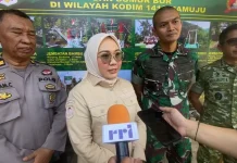 Resmikan Jembatan Garuda, TNI dan Pemkab Mamuju Bersinergi