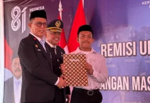 Satu Warga Binaan Polman Langsung Bebas di HUT ke-81 RI