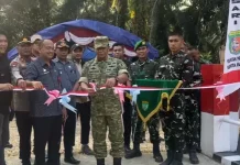 Danrem 142/Tatag Resmikan Jembatan Garuda di Pasangkayu