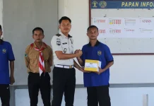 Bentuk penghargaan Atas semangat, Rutan Pasangkayu Bagikan Hadiah Lomba