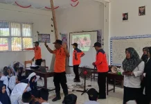BPBD Sulbar Latih Siswa MTs Ainun Sahab Landi Hadapi Bencana