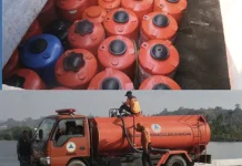 Pemkab Mamuju Salurkan 30 Ton Air Bersih ke Bala-Balakang