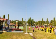 Olahraga Bersama, PT. Suryaraya Lestari Ajak Warga Cegah Kebakaran Hutan