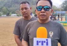 Korem 142/Tatag Dorong Pembinaan Atlet Sepak Bola ke PON