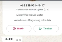 Beredar Akun WA Palsu Mengatasnamakan Kadiskominfo Sulbar