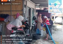 PMI Sulbar Siagakan Lima Armada Distribusi Air Bersih