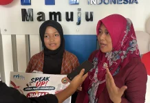 Siswi SMPN 2 Mamuju, Andi Regina Aulia Juara 1 Pidato Kebangsaan RRI