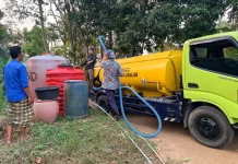 Satgas Salurkan 500 Ribu Liter Air Bersih di Tiga Kabupaten