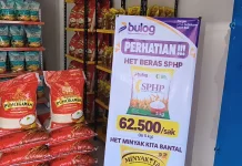 RPK Sembako Tiga Putra di Pasar Baru Mamuju Salurkan Pangan Harga HET