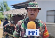 Krisis Air, Korem 142 Mamuju Salurkan Air Bersih ke Desa Bambu