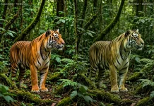 Mengintip Kamuflase Alam yang Sempurna dari Seekor Harimau