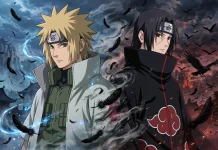 Si Kilat Kuning Minato membawahi Itachi Uchiha di Academy Konoha dari Film Naruto