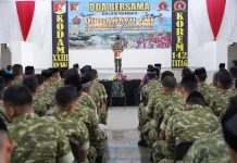 Doa Bersama HUT TNI ke 81, Korem 142 Teguhkan Semangat Kebersamaan dan Persatuan