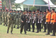 HUT Ke-81 TNI, Wabup Mamuju Dorong Kolaborasi Bangun Infrastruktur di Daerah