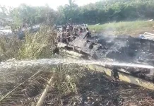 Kapal Milik Dishub Mamuju Terbakar, Api Diduga dari Bakaran Sampah