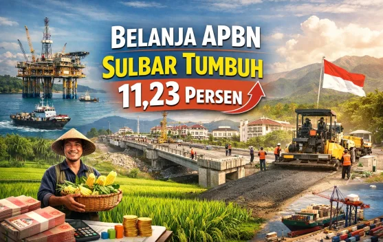 Awal Tahun, Belanja APBN Sulbar Tumbuh 11,23 Persen