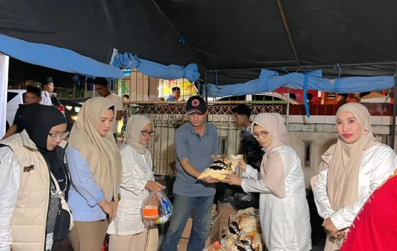 Partai Gerindra Sulbar Salurkan Bantuan  Korban Kebakaran