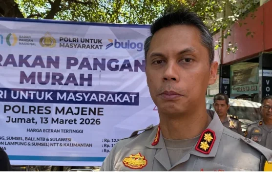 Serentak Se-Indonesia, Polres Majene Gelar Gerakan Pangan Murah