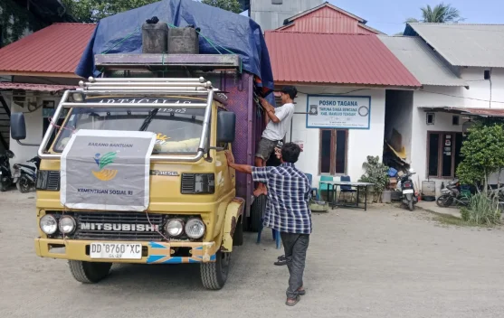 Bantuan Logistik Kebencanaan dari Kemensos Tiba di Mateng