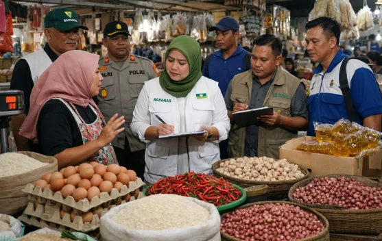 Bapanas Rutin Pantau Harga Pangan dan Ketersediaan Stok di Mamuju
