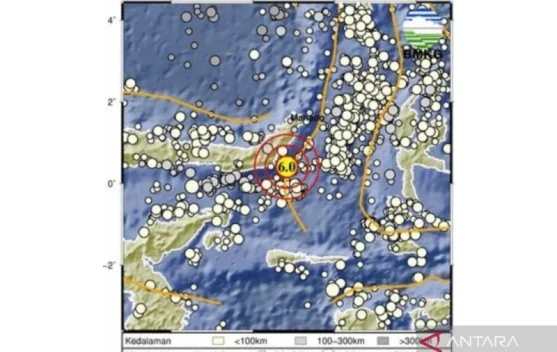 Gempa Manado Magnitudo 7,6, Satu Orang Meninggal
