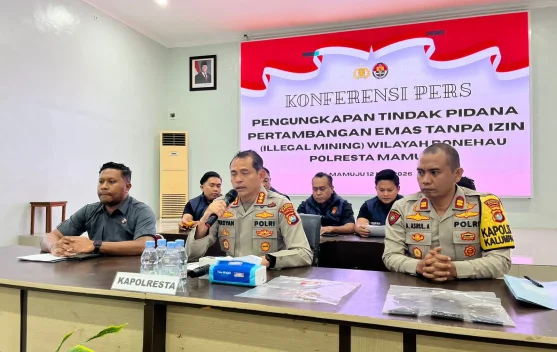 Polisi Gerebek Tambang Ilegal Bonehau Raup Rp300 Juta