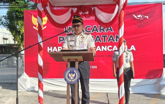 Rutan Mamuju Gelar Upacara Peringatan Hari Lahir Pancasila, Teguhkan Nilai Pemers