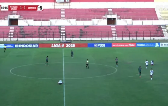 Piala Presiden 2026, Persimaju Mamuju Tahan Imbang Unaaha FC dengan Skor 1 - 1