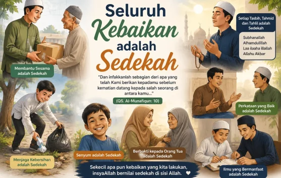 Kebaikan-Kebaikan Sederhana yang Bernilai Pahala Sedekah