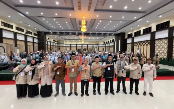 Pemprov Sulbar Sambut Kedatangan Rombongan Jamaah Haji Kloter UPG 12