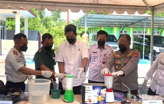 Rutan Pasangkayu Dukung Pemusnahan Barang Bukti  Inkracht
