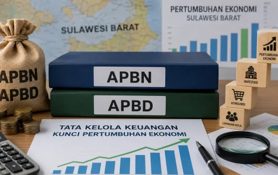Tata Kelola APBN dan APBD Jadi Kunci Pertumbuhan Ekonomi Sulbar