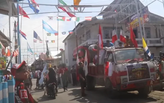 Euforia Piala Dunia, Jalanan Sulbar  Ramai Bendera