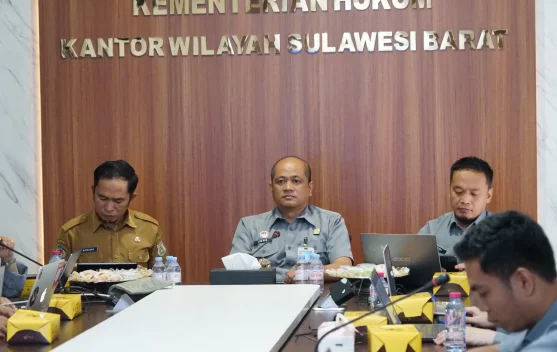 Kemenkum Sulbar Evaluasi Perda Dukung Ekonomi Hijau