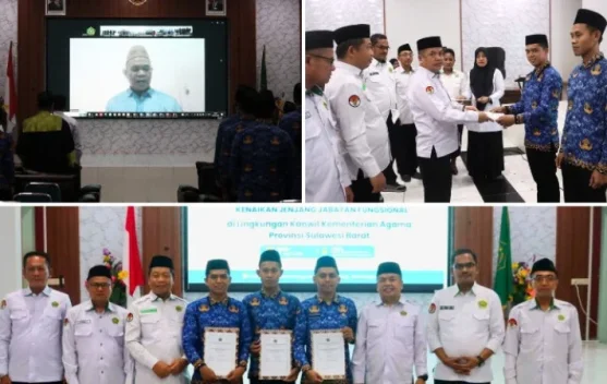 Kanwil Kemenag Sulbar Lantik 117 ASN dalam Jabatan Fungsional