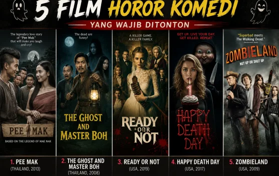 Siap Ketawa Sekaligus Merinding Ini 5 Film Horor Komedi yang Wajib Ditonton