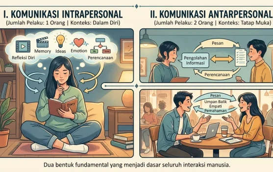 Kajian Konseptual Komunikasi Intrapersonal dan Komunikasi Antarpersonal