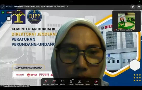 Kanwil Kemenkum Sulbar Dorong Perencanaan Peraturan UU Berkualitas