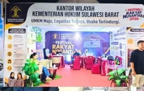 Kemenkum Sulbar Perluas Akses Layanan Hukum Masyarakat di Bhayangkara Fest 2026