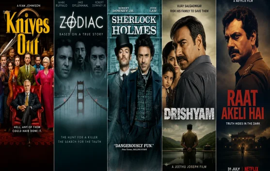 Lima Film Detektif Barat dan India yang Seru, Penuh Misteri, dan Menegangkan