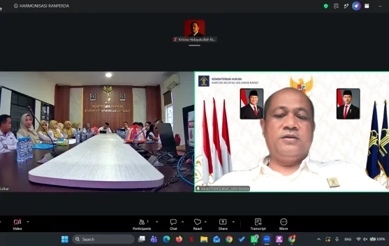 Kemenkum Sulbar Harmonisasi Ranperda Kawasan Tanpa Rokok Kabupaten Majene