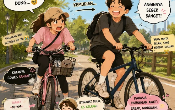 Katanya Gowes Biar Sehat, Kok yang Capek Malah Perasaannya?