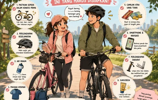 Mau Gowes Bareng Pasangan? Jangan Lupa Siapkan Hal-Hal Ini!