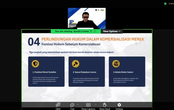 Kemenkum Sulbar Dorong UMKM Daftar Merek, Dongkrak Nilai Ekonomi