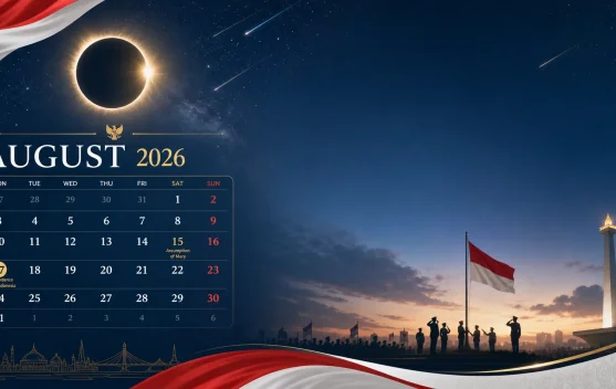 Daftar Hari Penting di Agustus 2026, Nasional dan Fenomena Langit