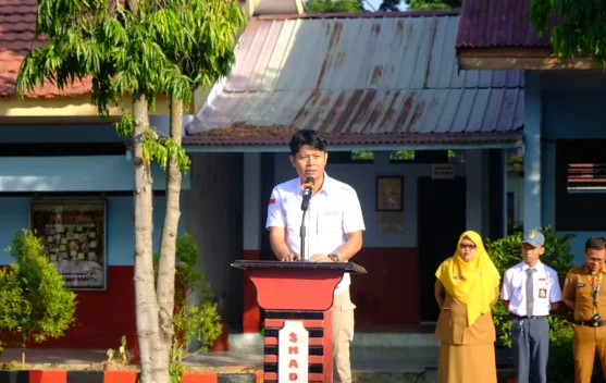 Edukasi IRET untuk Pelajar, Satgaswil Sulbar Jadi Pembina Upacara
