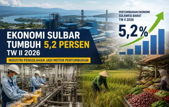 Ekonomi Sulbar Tumbuh 5,2 Persen TW II