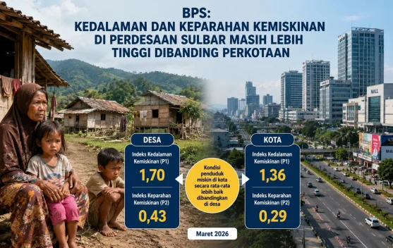 BPS Sulbar : Tingkat Keparahan Kemiskinan di Desa Tinggi Dibanding Kota