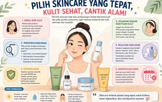 Tips Memilih Skincare yang Tepat agar Kulit Tetap Sehat dan Terawat