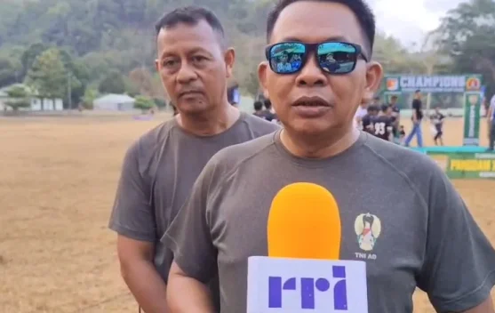 Korem 142/Tatag Dorong Pembinaan Atlet Sepak Bola ke PON